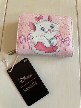 Loungefly Disney Pink Holiday Marie Aristocat Wallet